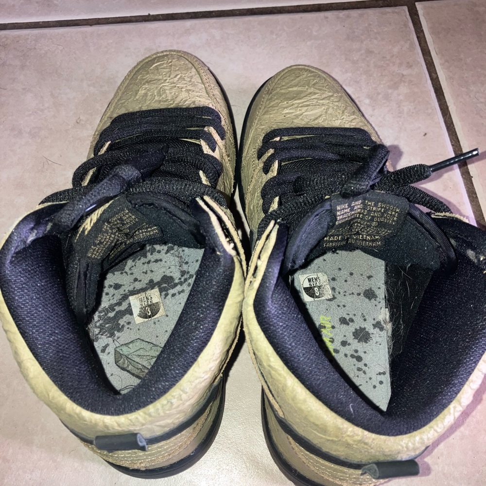 Vintage NIKE SB DUNK HIGH BROWN PAPER BAG sneakers - Picture 6 of 7